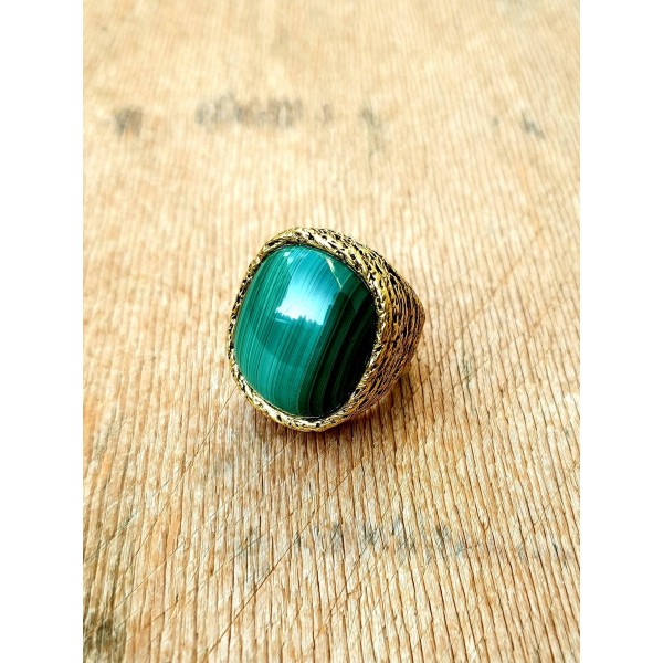 Aurelie Bidermann žiedas su malachitu